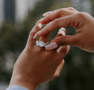 Diamond eternity rings