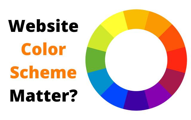 Website Color Scheme Matter