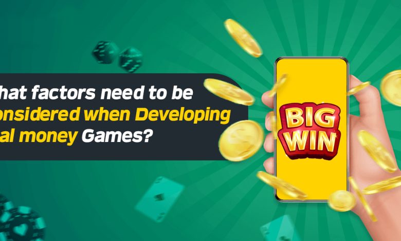 developing real money games