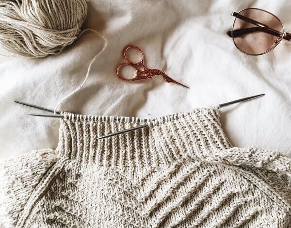 knitting with cotton yarn